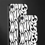 waves glass case for iphone xr image-2
