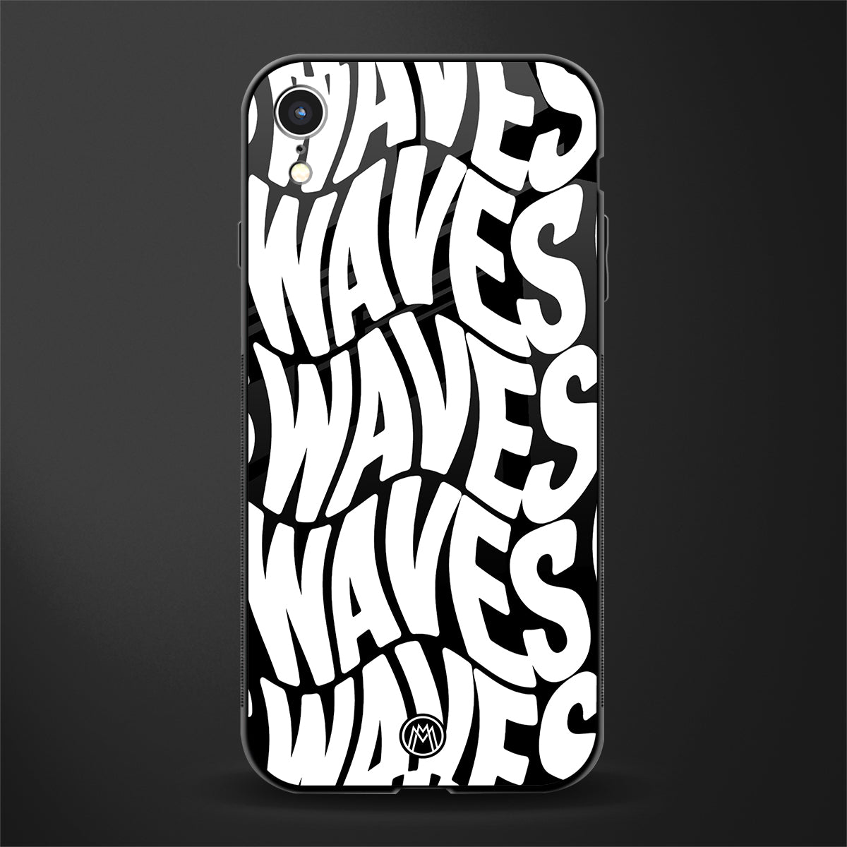 waves glass case for iphone xr image