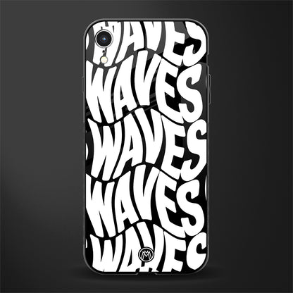 waves glass case for iphone xr image