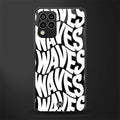 waves back phone cover | glass case for samsung galaxy m33 5g