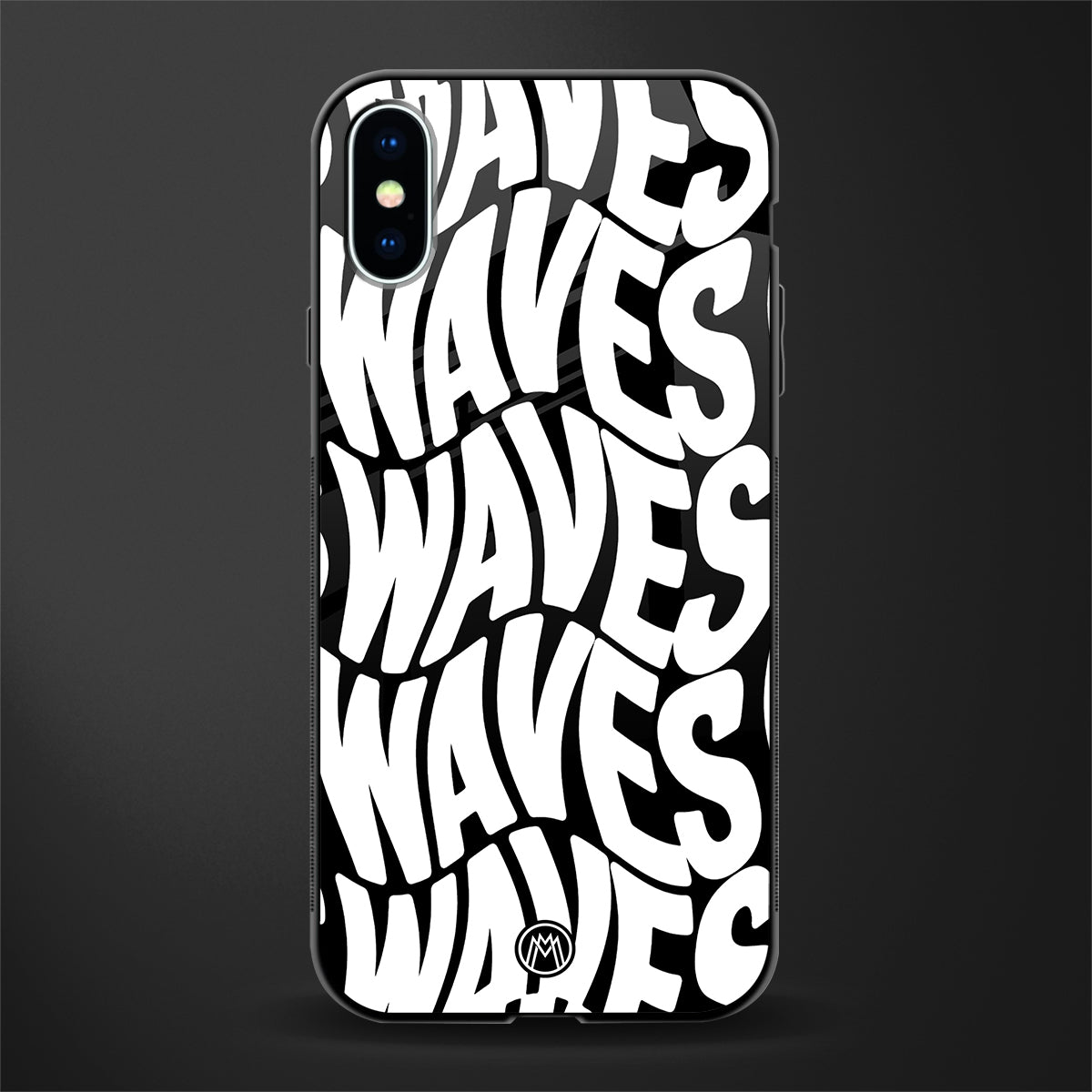 waves glass case for iphone x image