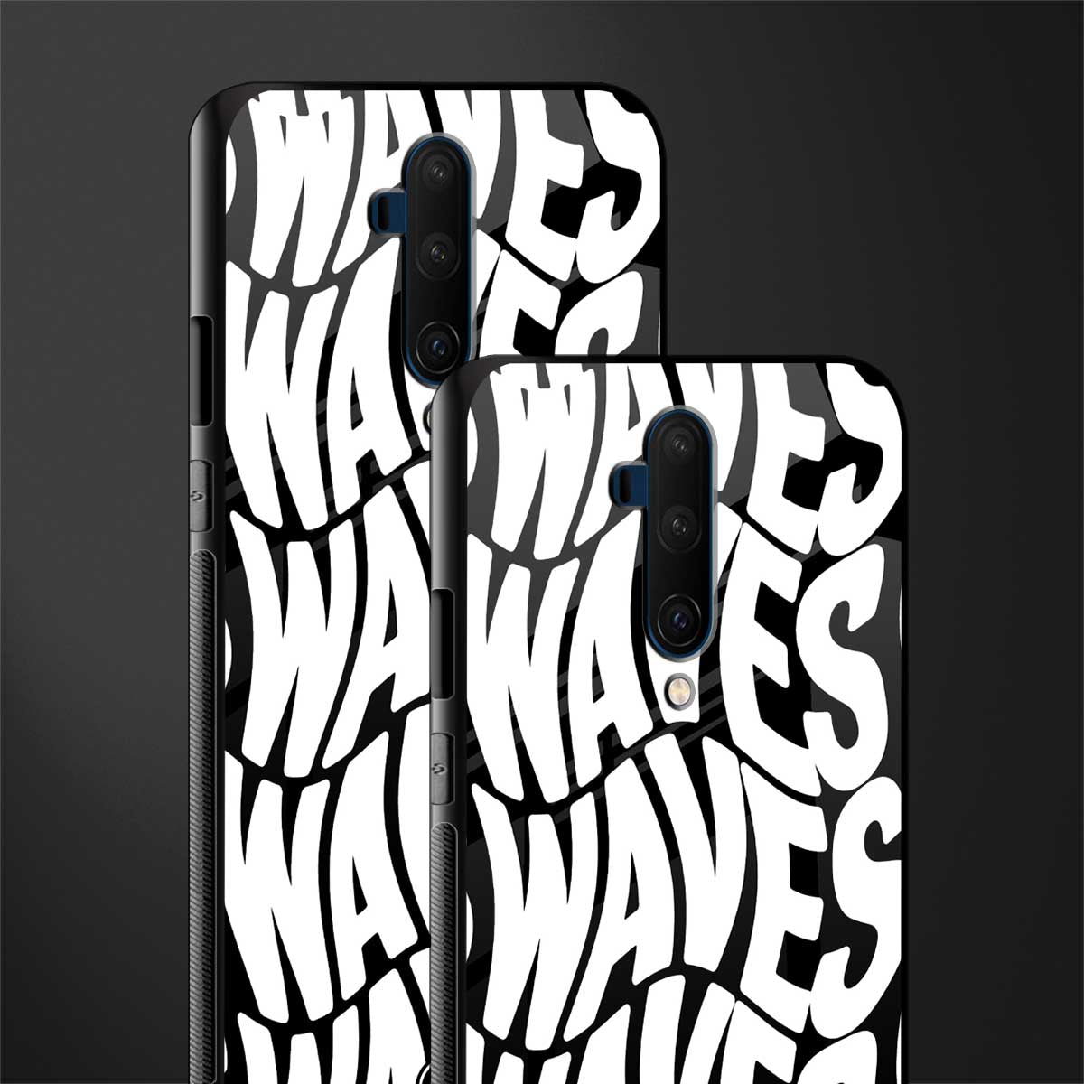 waves glass case for oneplus 7t pro image-2