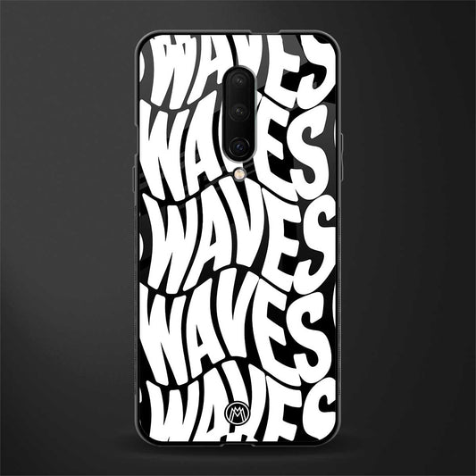 waves glass case for oneplus 7 pro image