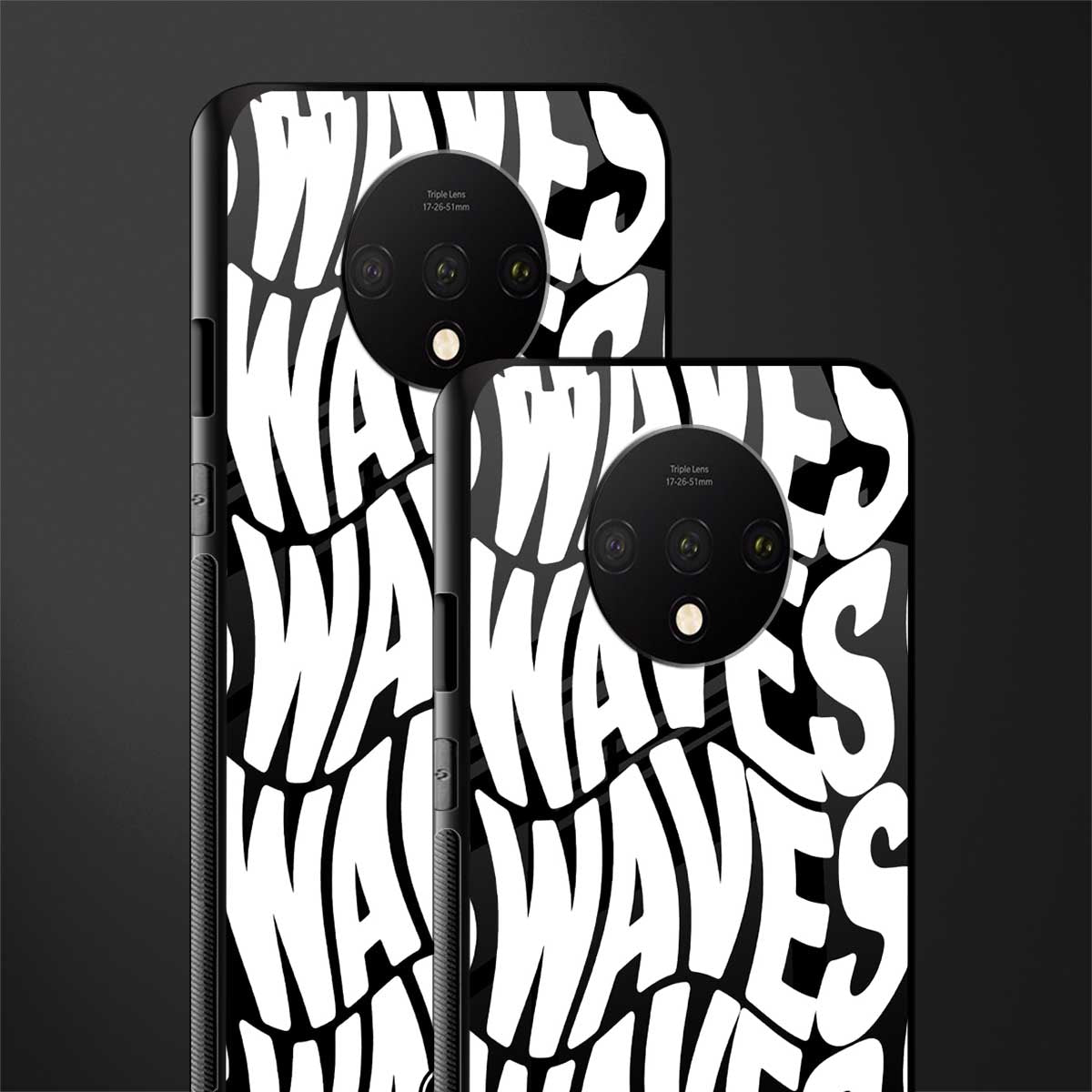 waves glass case for oneplus 7t image-2