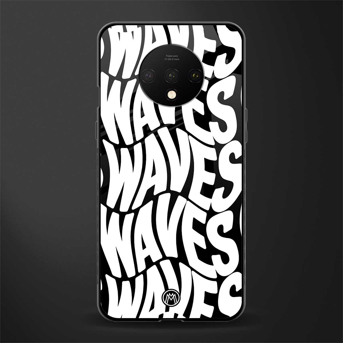 waves glass case for oneplus 7t image
