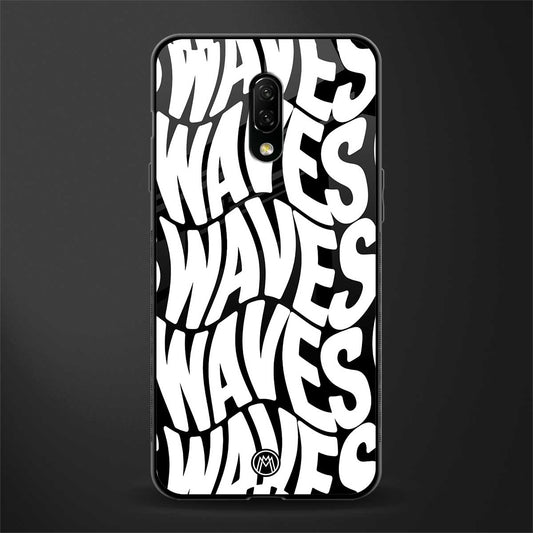 waves glass case for oneplus 7 image