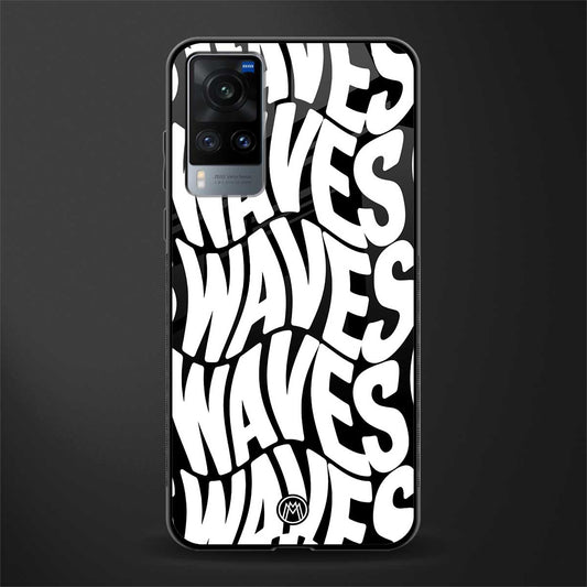 waves glass case for vivo x60 image