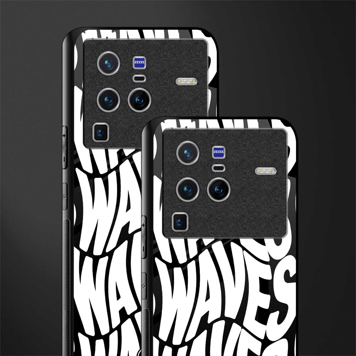 waves glass case for vivo x80 pro 5g image-2