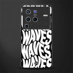 waves glass case for vivo x80 pro 5g image