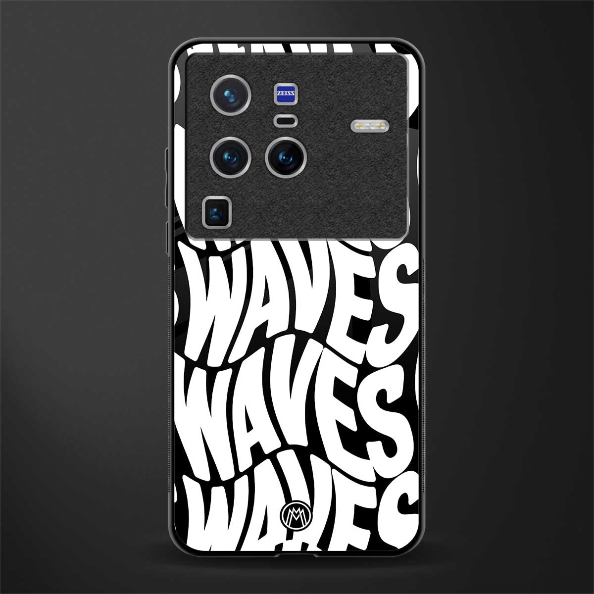 waves glass case for vivo x80 pro 5g image
