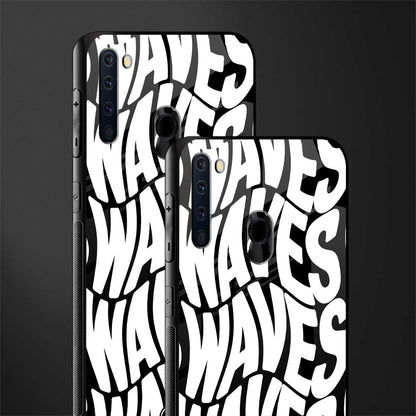 waves glass case for samsung a21 image-2