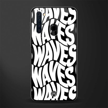 waves glass case for samsung a21 image