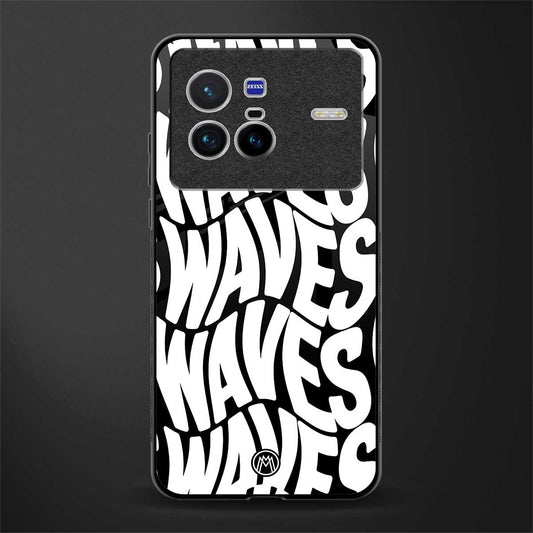 waves glass case for vivo x80 image