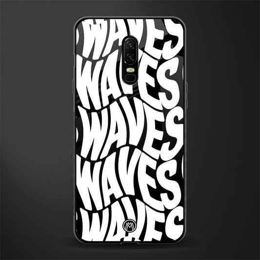 waves glass case for oneplus 6 image