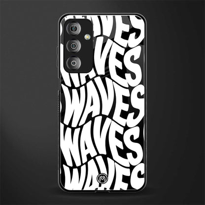 waves back phone cover | glass case for samsung galaxy f23 5g