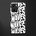 waves back phone cover | glass case for vivo y16