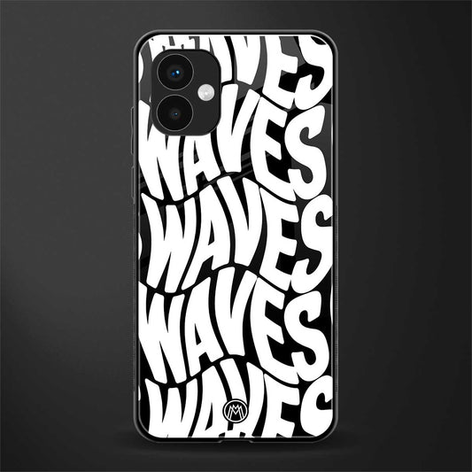 waves back phone cover | glass case for samsung galaxy a04