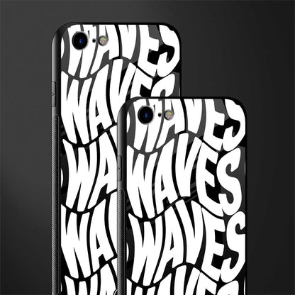 waves glass case for iphone 8 image-2