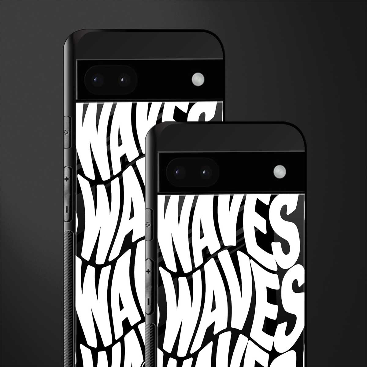 waves back phone cover | glass case for google pixel 6a