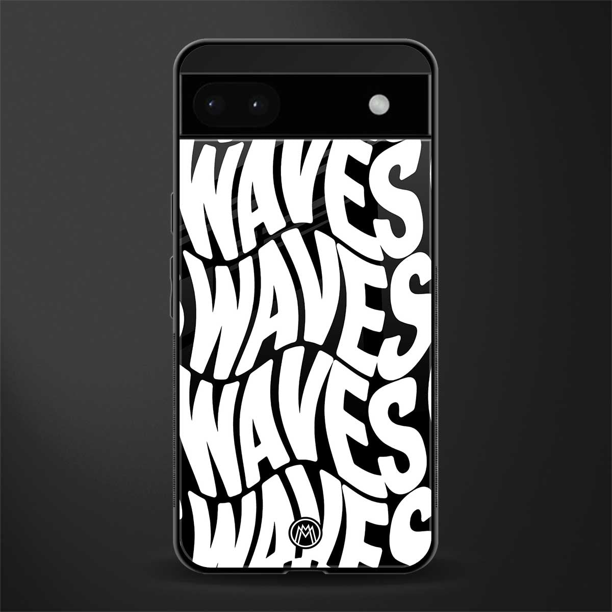 waves back phone cover | glass case for google pixel 6a