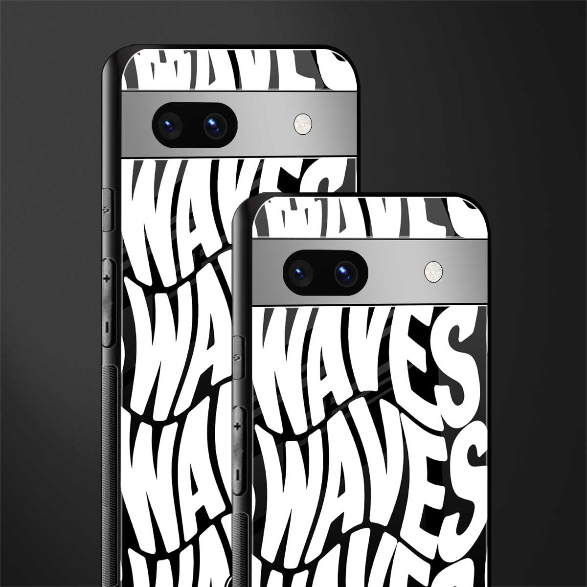 waves back phone cover | glass case for Google Pixel 7A