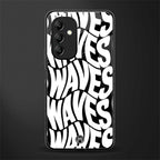 waves back phone cover | glass case for samsung galaxy a14 5g