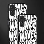 waves back phone cover | glass case for samsun galaxy a24 4g