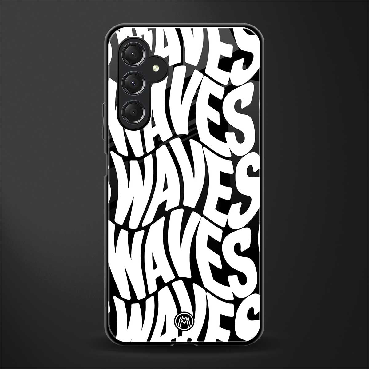 waves back phone cover | glass case for samsun galaxy a24 4g