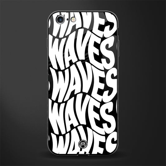 waves glass case for iphone 6s image