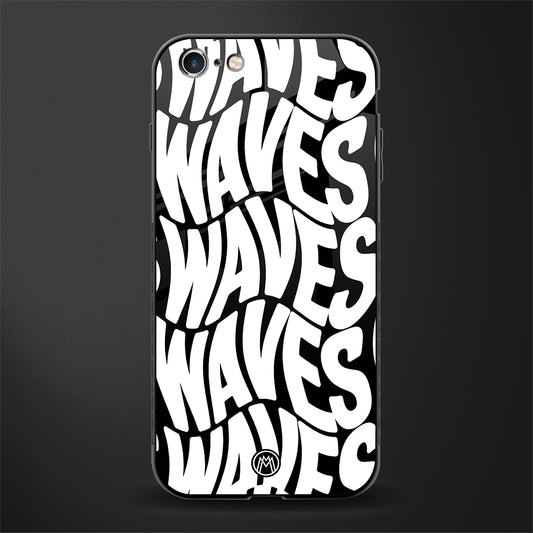 waves glass case for iphone 6 image