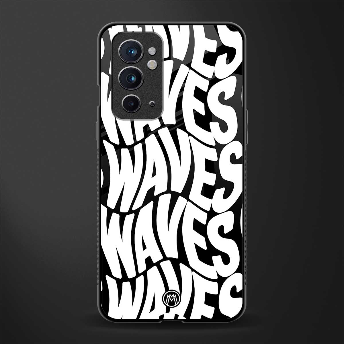 waves glass case for oneplus 9rt image