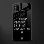 we are dating glass case for samsung galaxy m31 prime edition image