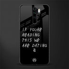 we are dating glass case for redmi note 8 pro image