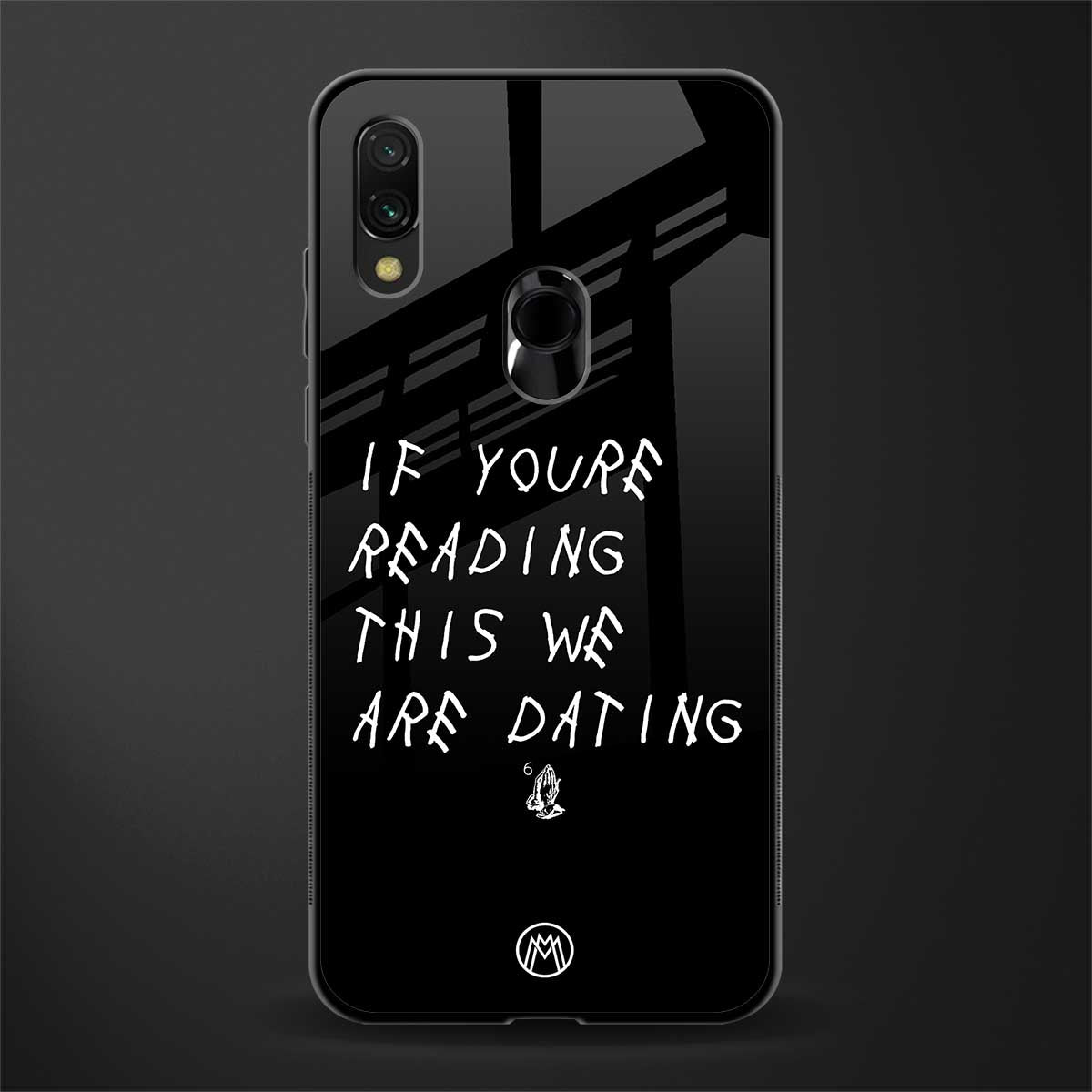 we are dating glass case for redmi note 7 pro image