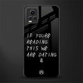 we are dating back phone cover | glass case for vivo y73