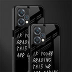 we are dating back phone cover | glass case for realme 9 pro 5g