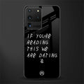 we are dating glass case for samsung galaxy s20 ultra image
