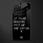 we are dating glass case for samsung galaxy s20 ultra image
