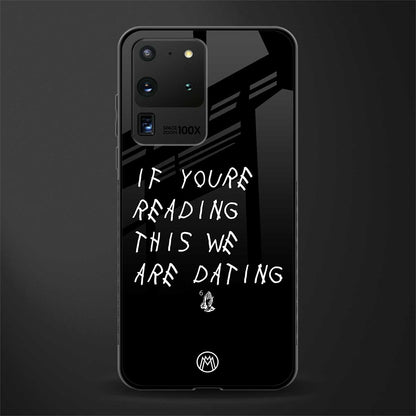 we are dating glass case for samsung galaxy s20 ultra image