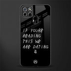we are dating glass case for realme narzo 20 image