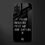 we are dating glass case for samsung galaxy s20 plus image