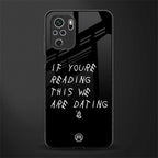we are dating glass case for redmi note 10s image