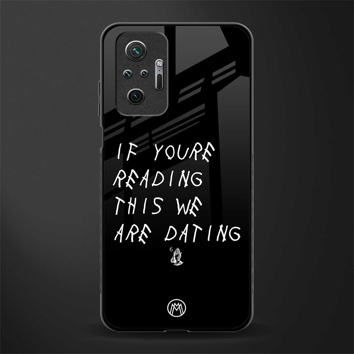 we are dating glass case for redmi note 10 pro image