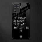 we are dating glass case for oppo f19 pro image