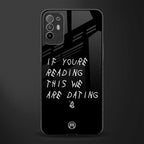 we are dating glass case for oppo f19 pro plus image