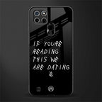 we are dating glass case for realme c21 image
