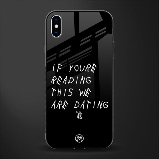we are dating glass case for iphone xs max image