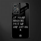 we are dating glass case for redmi 10 prime image