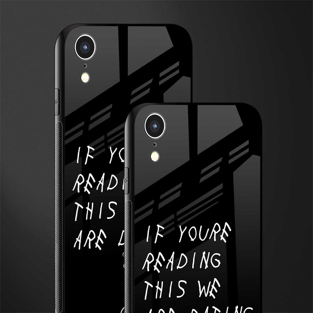 we are dating glass case for iphone xr image-2