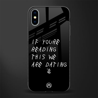 we are dating glass case for iphone xs image